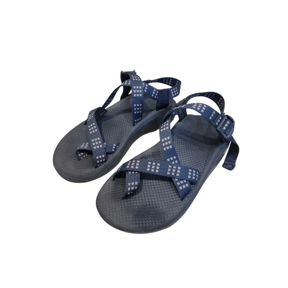 Chaco Men's Z/Cloud Adjustable Strap Cushioned Waterproof Sandal Blue Size 8